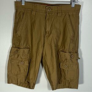 Urban Pipeline UltraFlex Cargo Shorts Men’s 29 Tan Stretch Cotton Blend Pockets